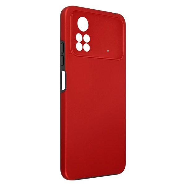 Avizar  Coque Xiaomi Poco X4 Pro 5G Rouge 