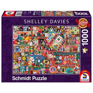 Puzzle Vintage Gesellschaftsspiele (1000Teile)