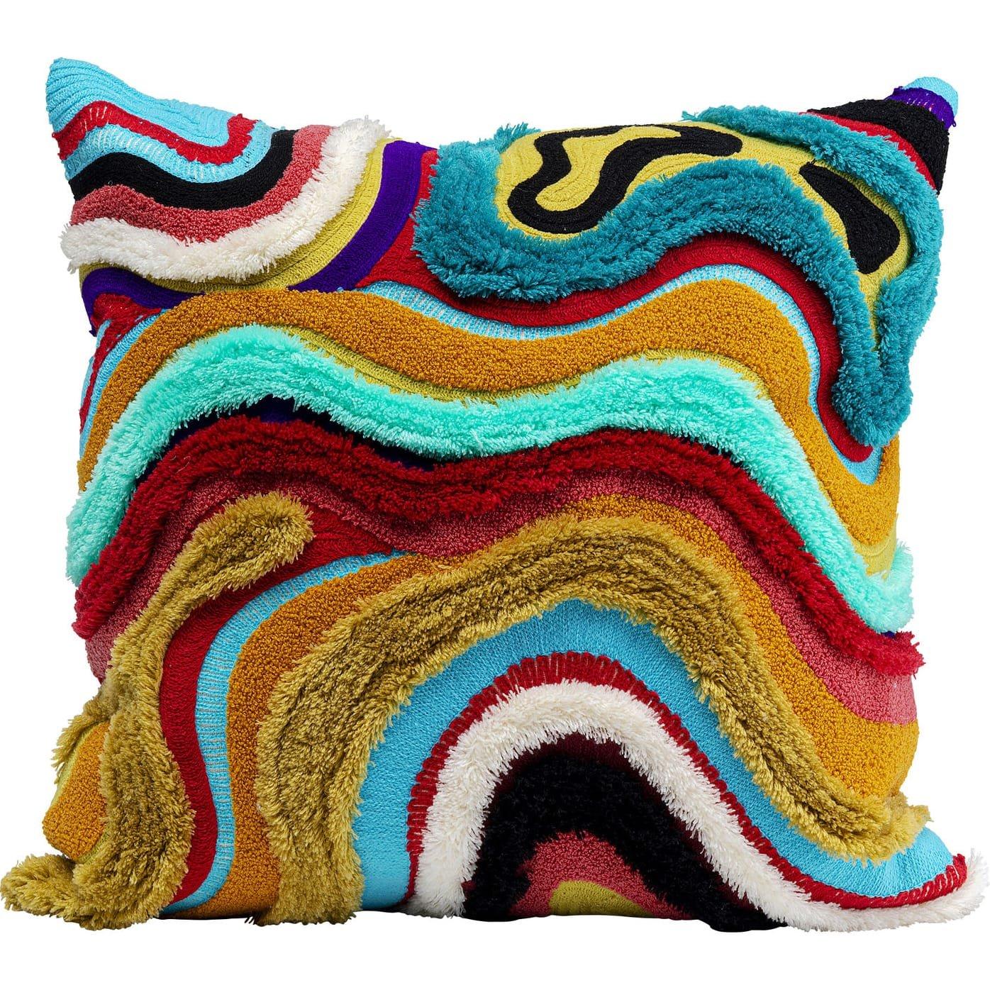 KARE Design Coussin Waves Multi 45x45  