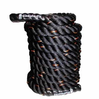 GladiatorFit  Corde de combat "Battle Rope" ondulatoire en polyester 15m GladiatorFit 