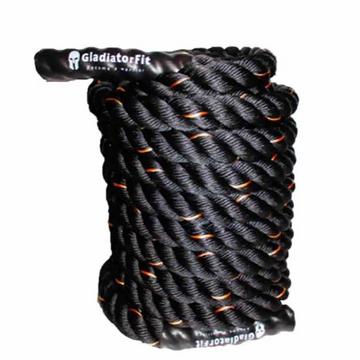 Kampfseil "Battle Rope" wellenförmig aus Polyester 15m GladiatorFit