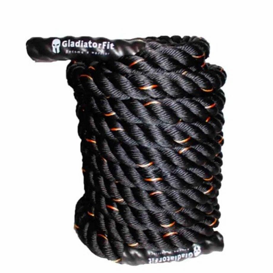 Corde de combat "Battle Rope" ondulatoire en polyester 15m GladiatorFit