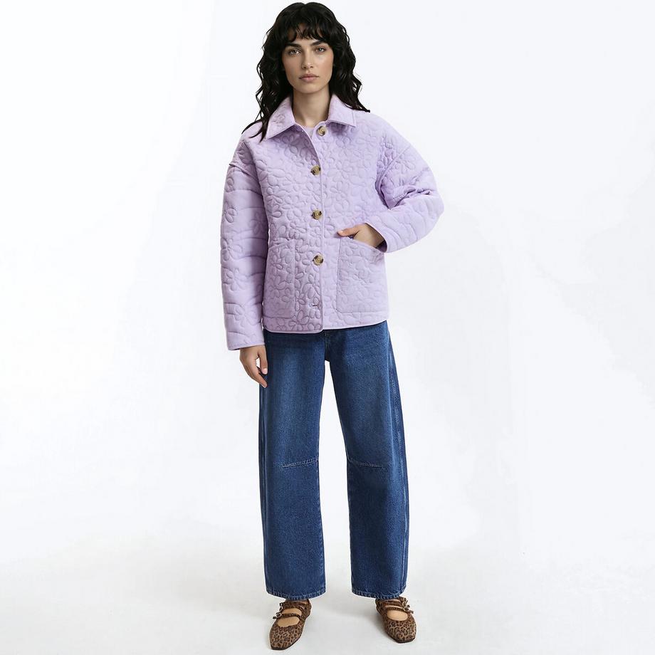 La Redoute Collections Giacca trapuntata con fiori in rilievo  