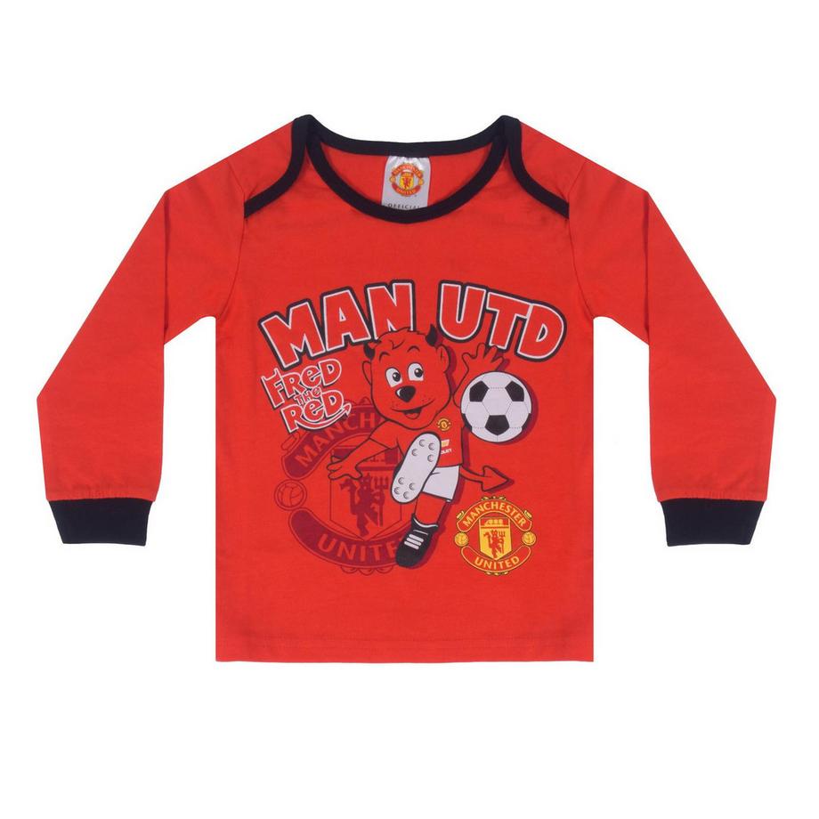 Manchester United  Fred The Red Schlafanzug Mit Langer Hose  Jungs 