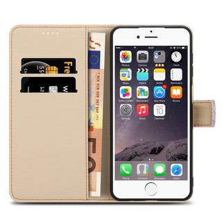 Cadorabo  Housse compatible avec Apple iPhone 6 PLUS / 6S PLUS - Coque de protection avec fermeture magnétique, fonction de support et compartiment pour carte 