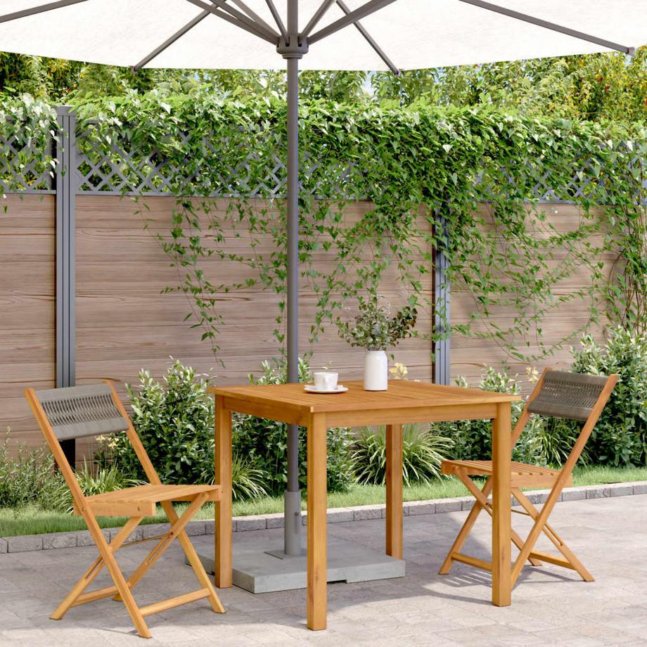 VidaXL Chaise de bistro bois d'acacia  