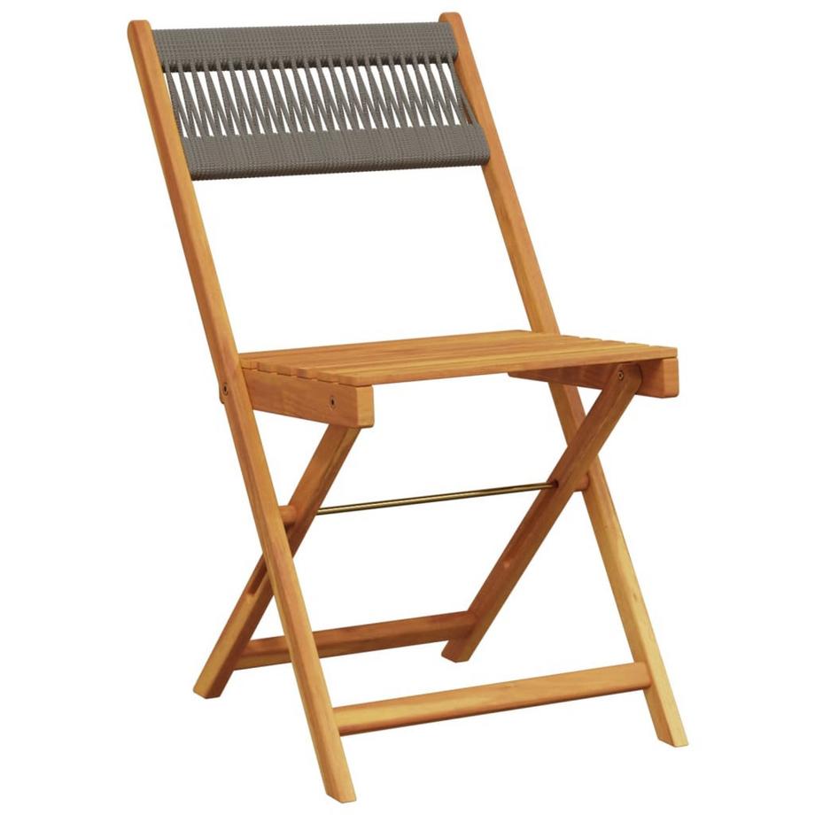 VidaXL Chaise de bistro bois d'acacia  