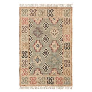 La Redoute Intérieurs Tapis kilim jute et coton effet used  