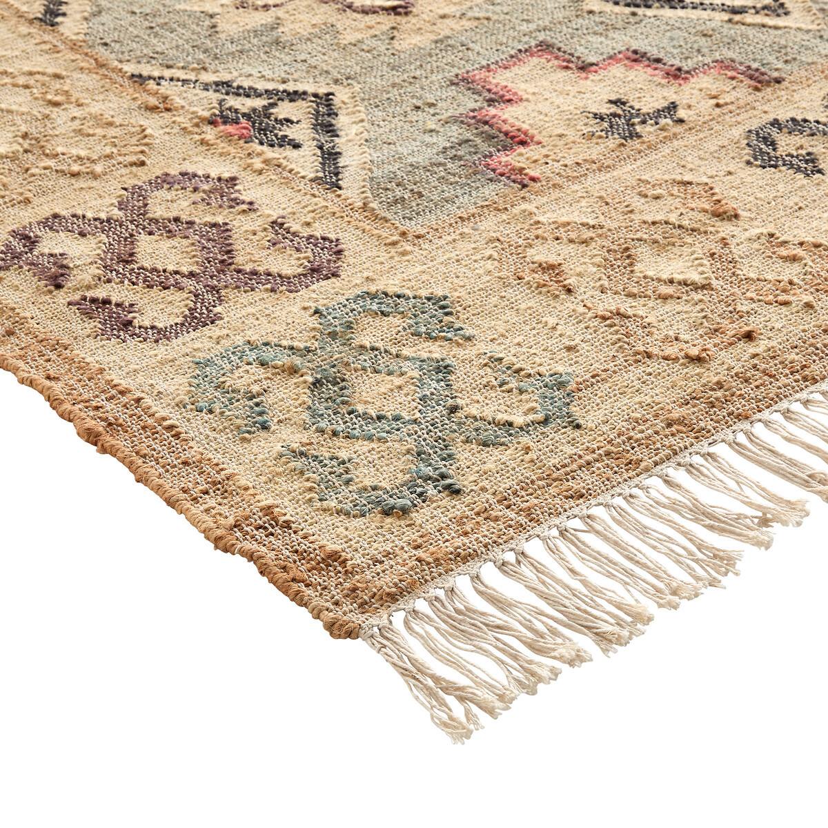 La Redoute Intérieurs Tapis kilim jute et coton effet used  