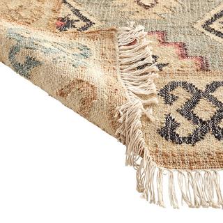 La Redoute Intérieurs Tapis kilim jute et coton effet used  