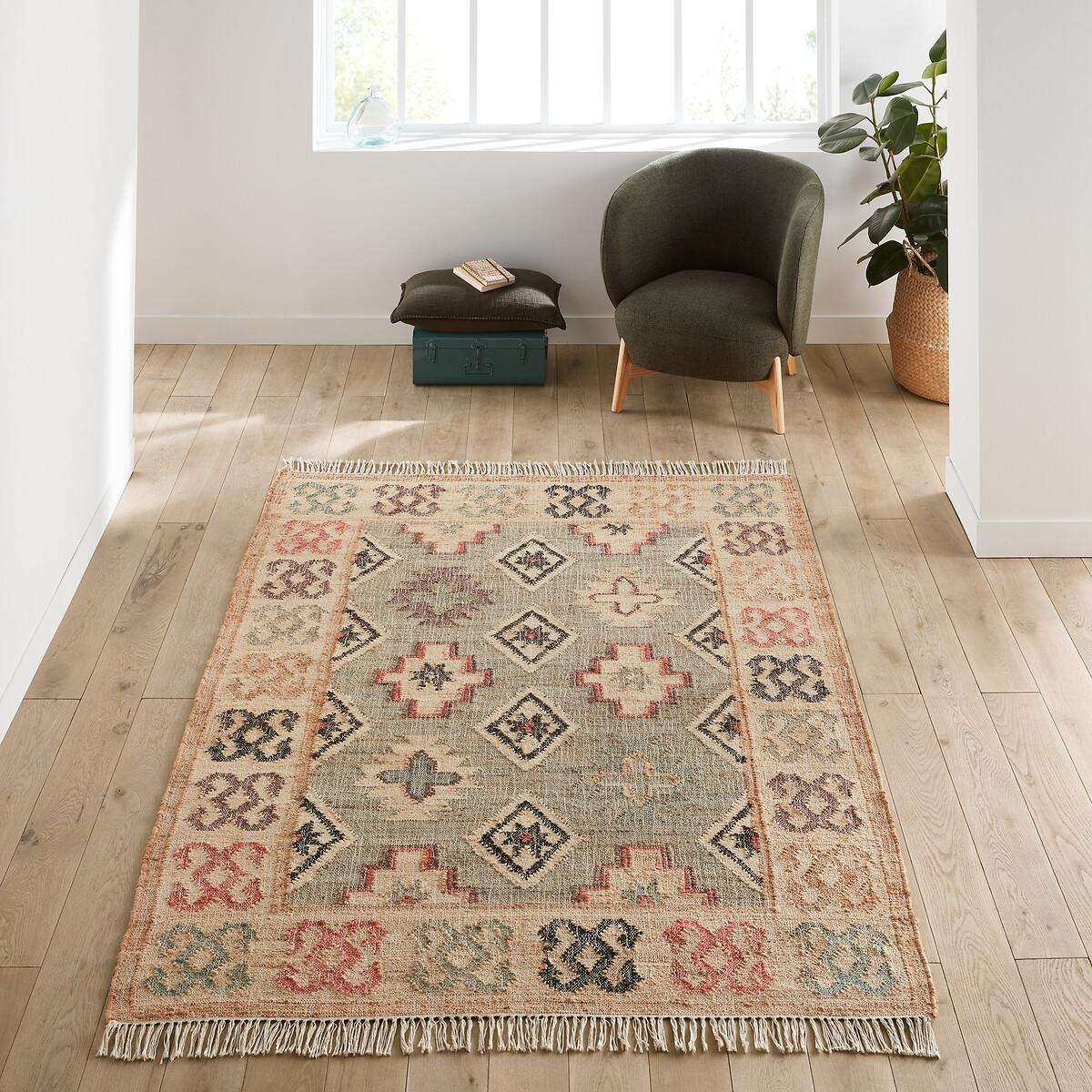 La Redoute Intérieurs Tapis kilim jute et coton effet used  