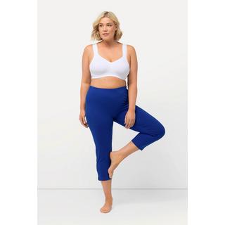 Ulla Popken  Pantalon corsaire longueur 7/8, taille élastique - jusqu'au 68/70 