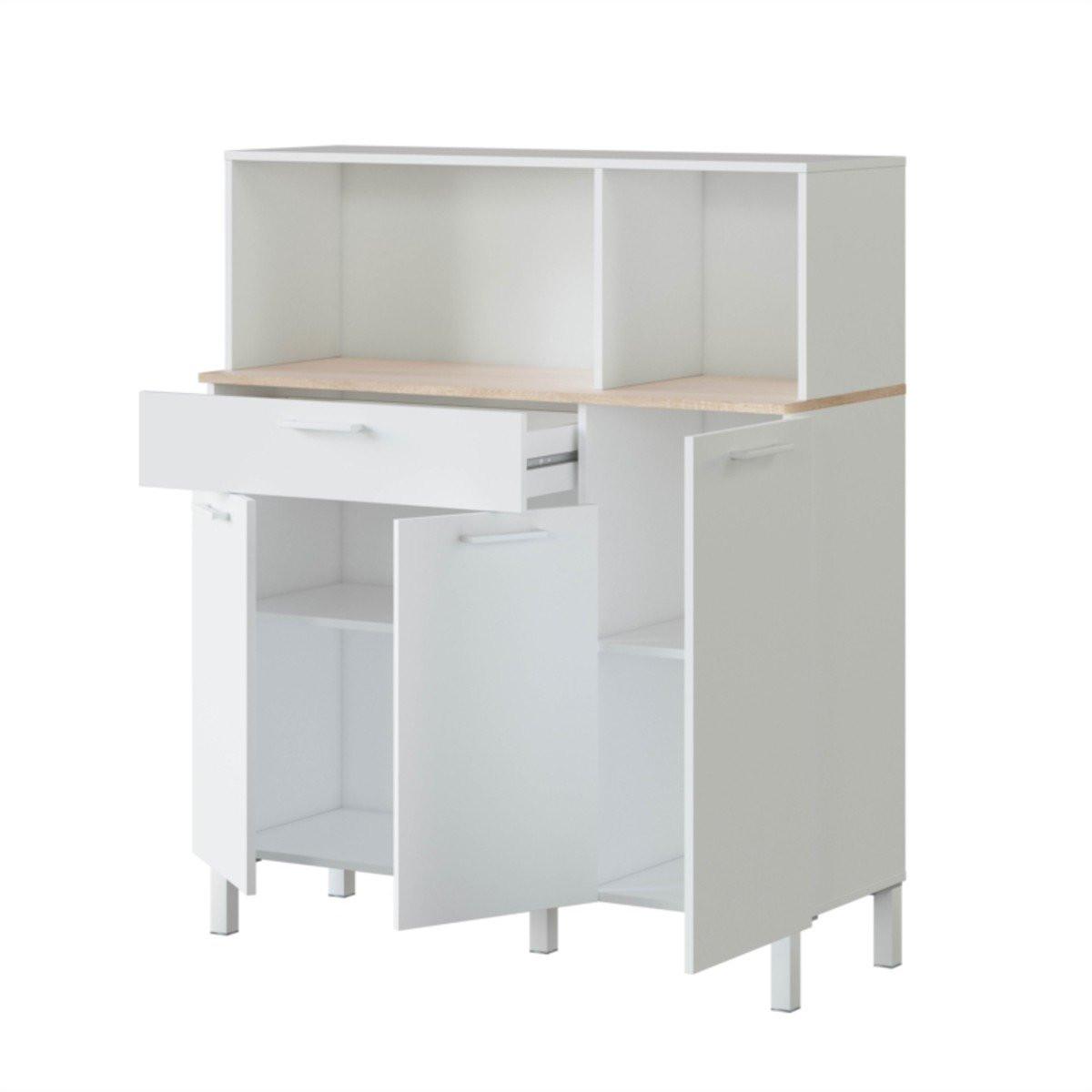 Calicosy Buffet con 3 ante e 1 cassetto - L108 cm - Kira  