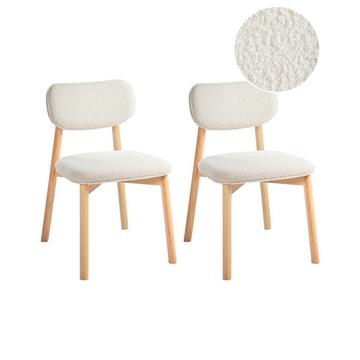 Set di 2 sedie da pranzo en Bouclé Retrò MILLS