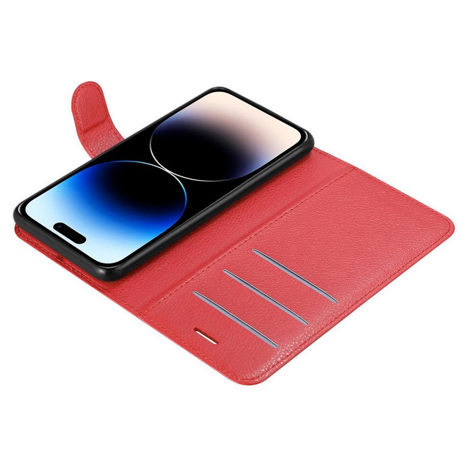 Cadorabo  Housse compatible avec Apple iPhone 14 PRO - Coque de protection avec fermeture magnétique, fonction de support et compartiment pour carte 