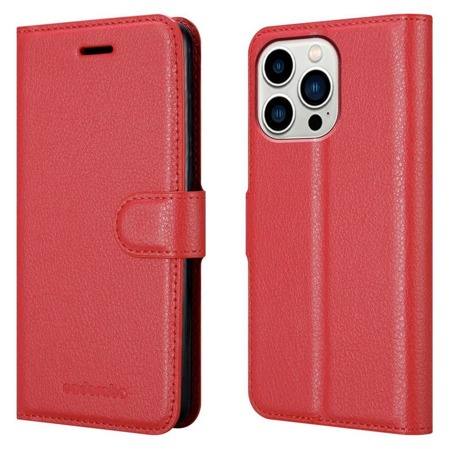 Cadorabo  Housse compatible avec Apple iPhone 14 PRO - Coque de protection avec fermeture magnétique, fonction de support et compartiment pour carte 