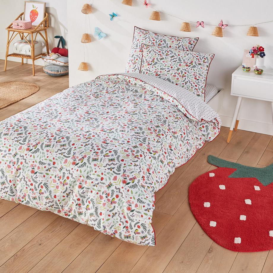 La Redoute Intérieurs Drap-housse Fraize Motif Coccinelle  
