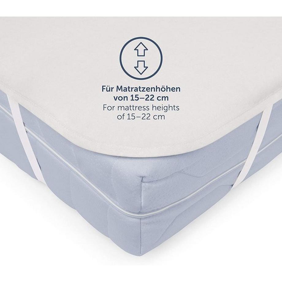 Mara Vital Molton Matratzenschoner Weiss, 100% Baumwolle,  
