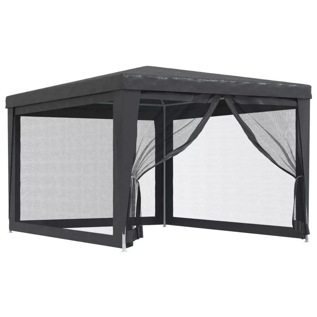VidaXL - tenda per feste Polietilene, One Size, Grigio
