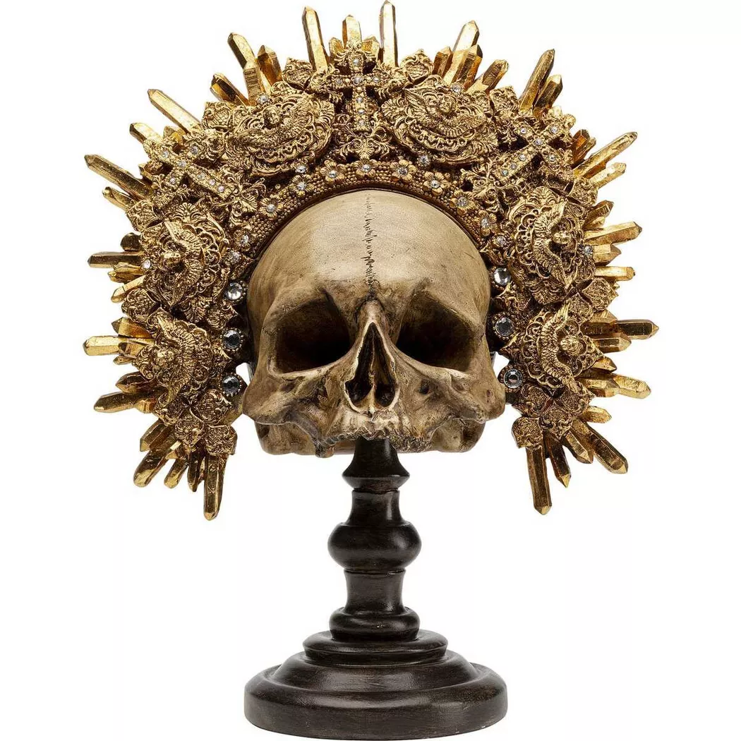 KARE Design - Deko Objekt King Skull, One Size, Gold