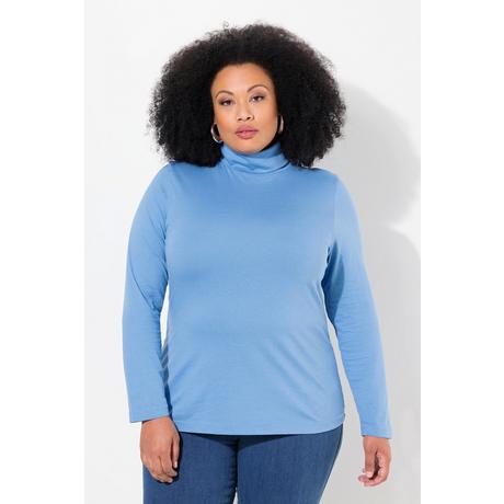 Ulla Popken  Shirt, Rollkragen, Slim, Langarm 