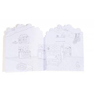 Moulin Roty  Cahier stickers La Grande Famille - 20 pages 