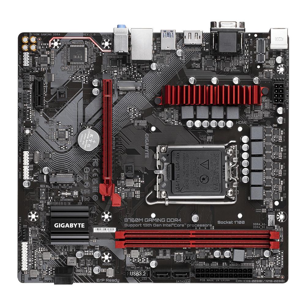 Gigabyte  B760M GAMING DDR4 Motherboard Intel B760 Express LGA 1700 micro ATX 