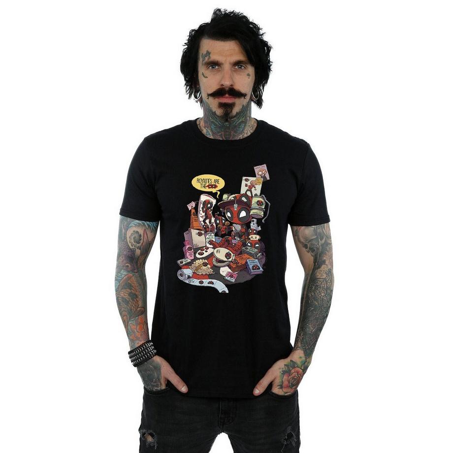 MARVEL Merchandise Royalties Bedrucktes T-Shirt  