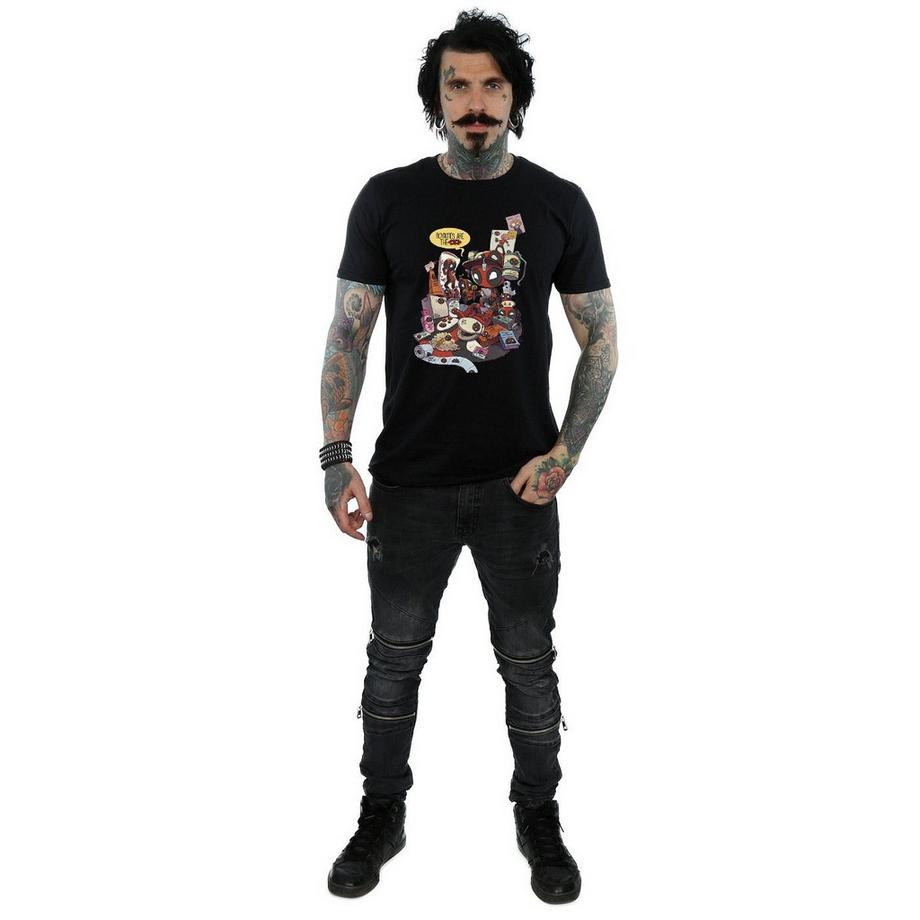 MARVEL Merchandise Royalties Bedrucktes T-Shirt  