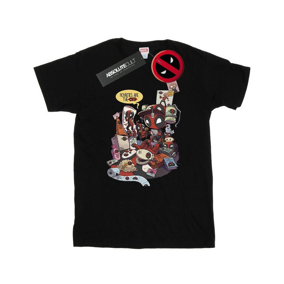 MARVEL Merchandise Royalties Bedrucktes T-Shirt  