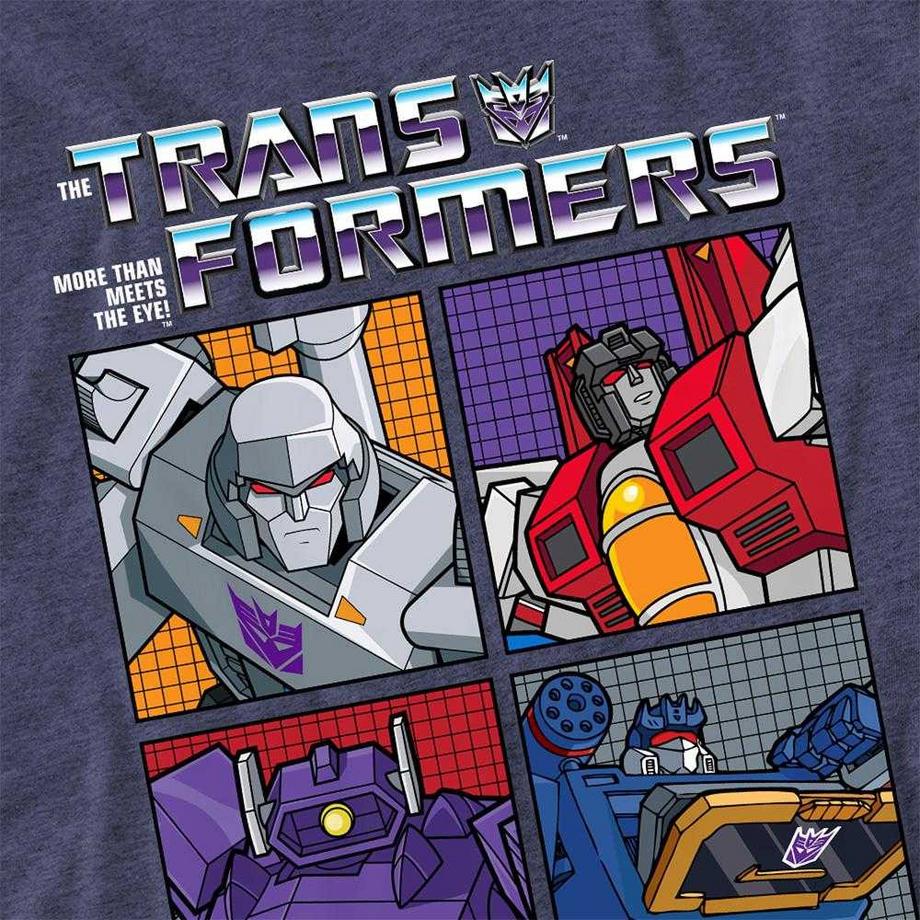TRANSFORMERS T-Shirt Generations Retro Villainous Decepticon  
