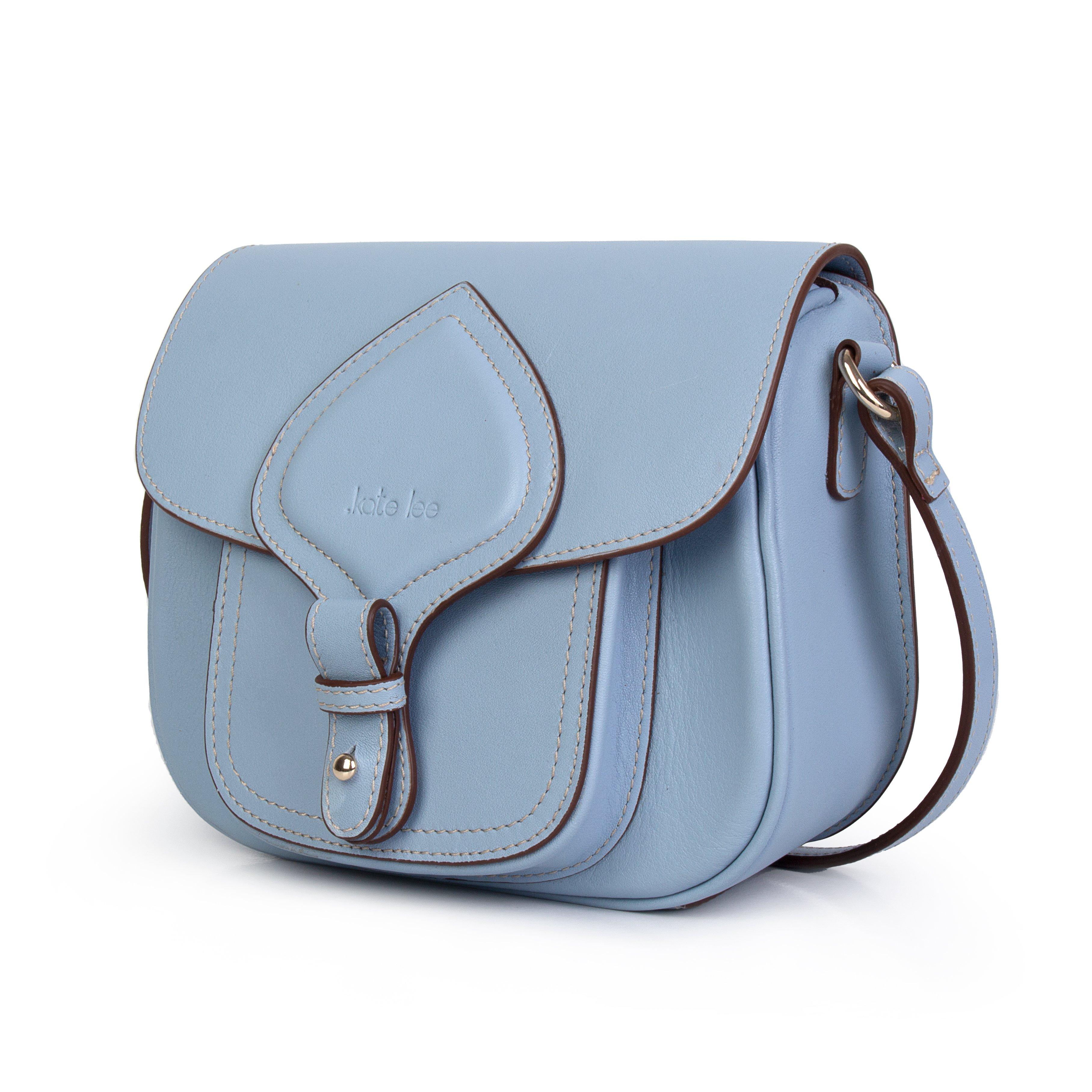 Kate Lee  Sac bandoulière PETITE GIBECIERE EMELYNE BLEU CIEL 