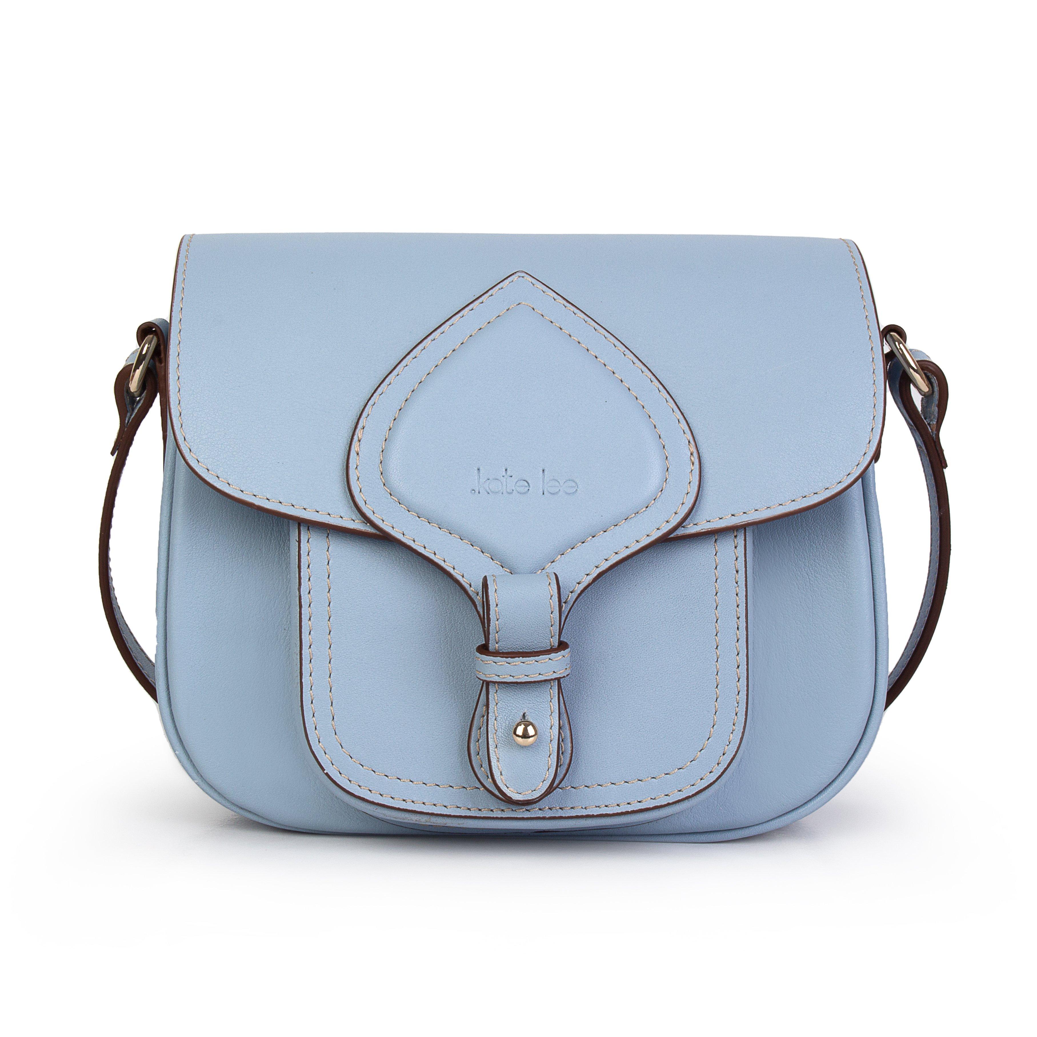 Kate Lee  Sac bandoulière PETITE GIBECIERE EMELYNE BLEU CIEL 