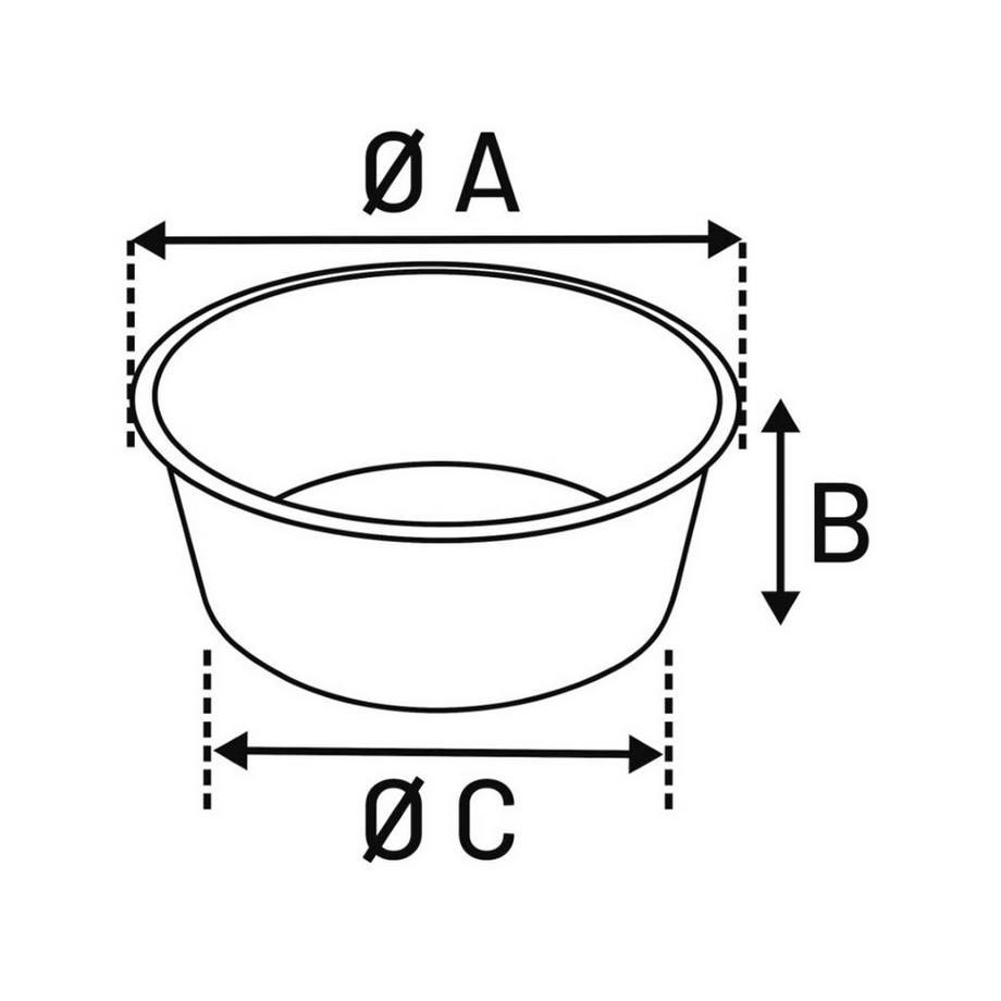 Flamingo  Napf Edelstahl 