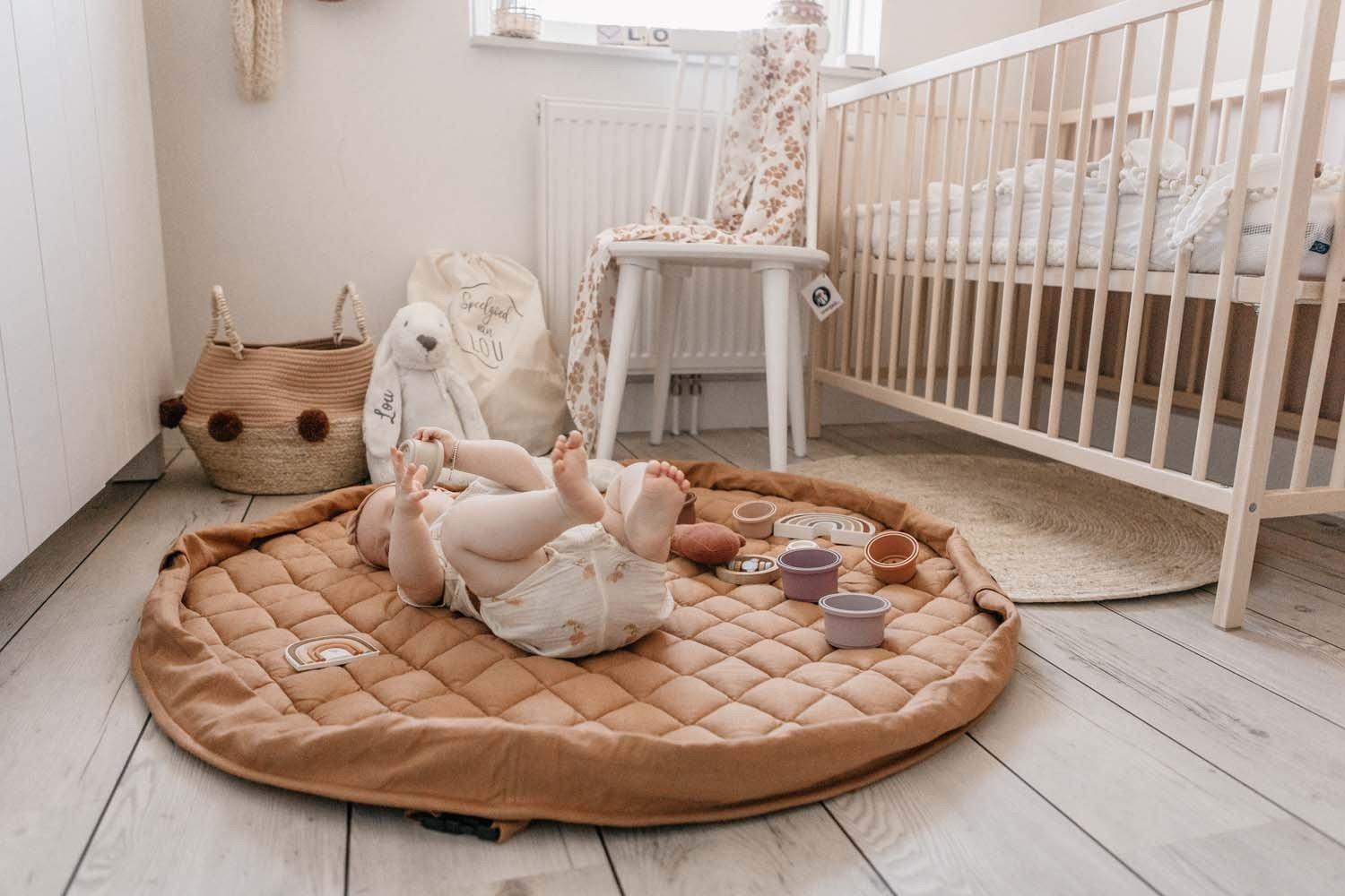 Play&Go  Organic tawny brown Playmat 