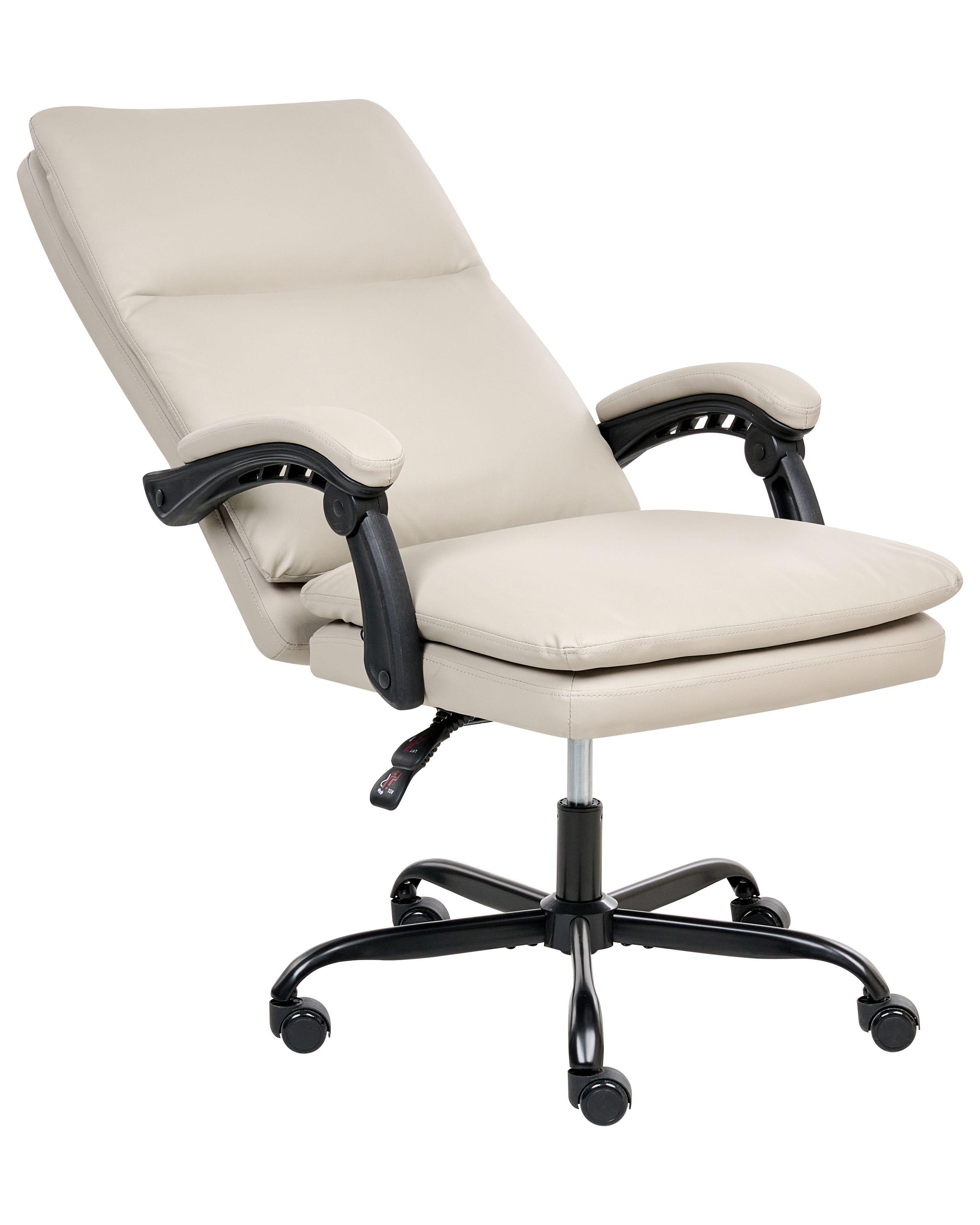 Beliani Chefsessel aus Kunstleder Klassisch SERENE  