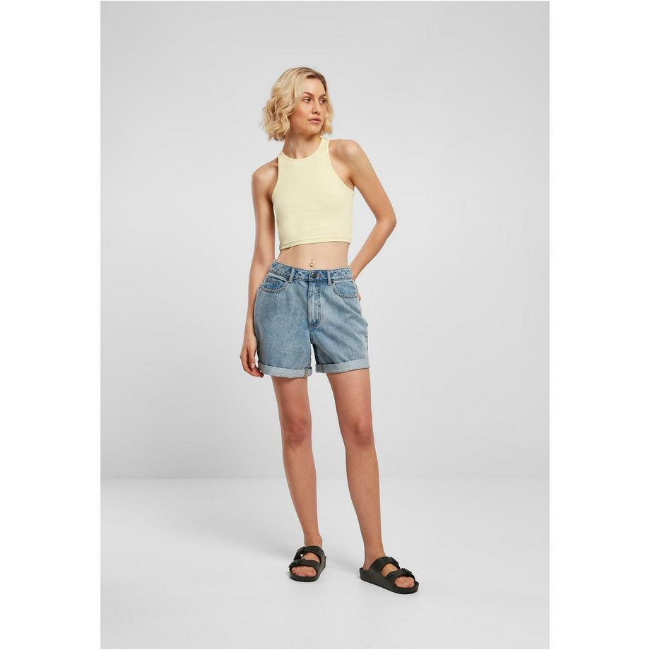 URBAN CLASSICS Geripptes Kurzes Tank Top  