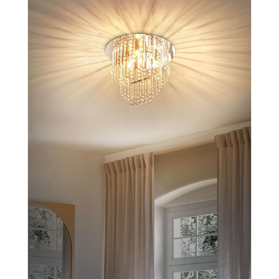 Beliani Lustre en Cristal  ESMELLE L  