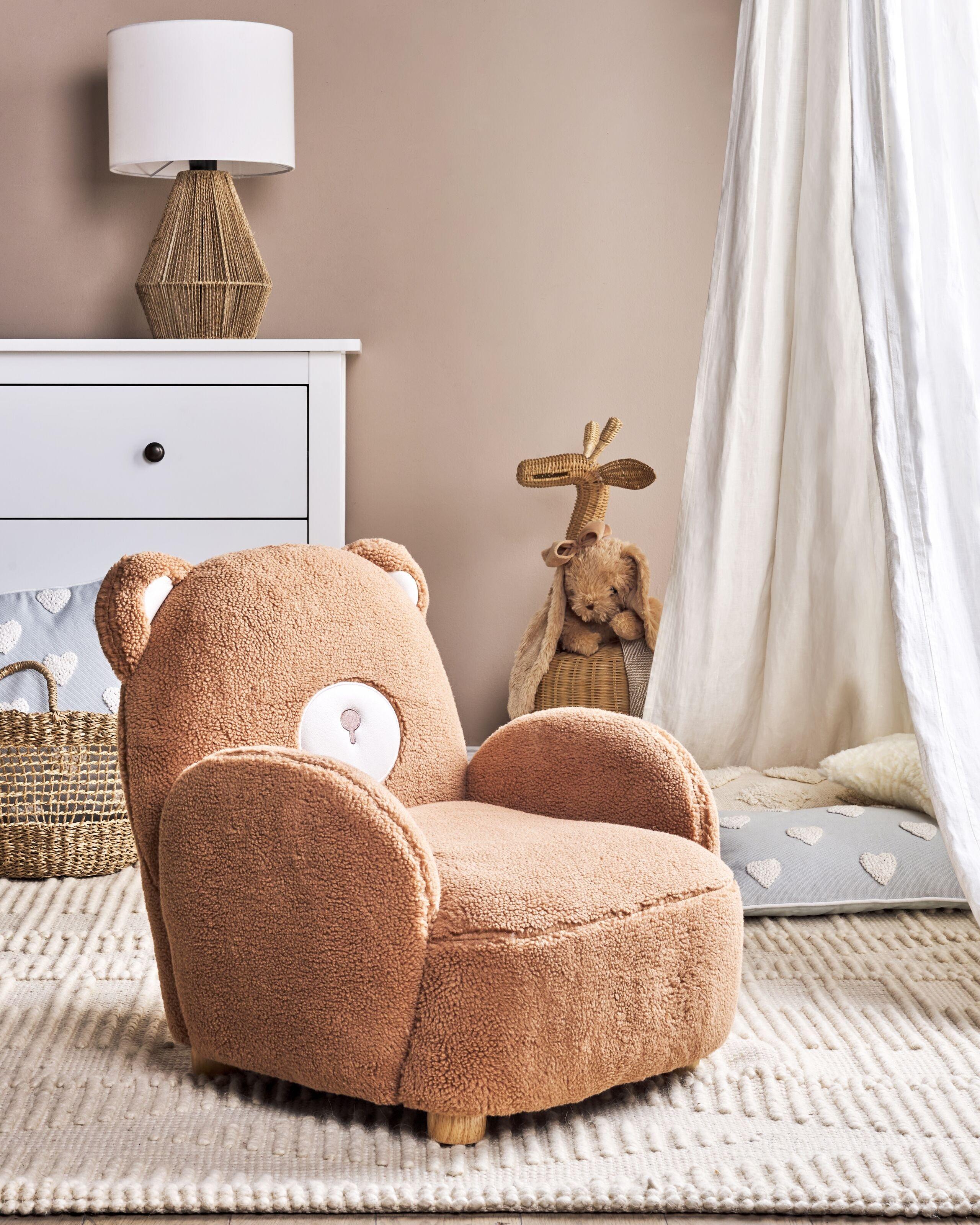 Beliani Chaise pour enfant en Bouclé Moderne BOO  