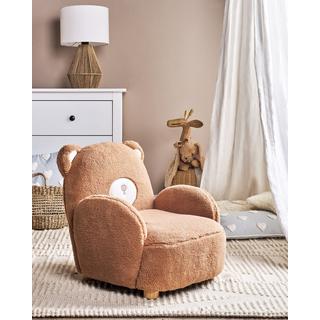 Beliani Chaise pour enfant en Bouclé Moderne BOO  