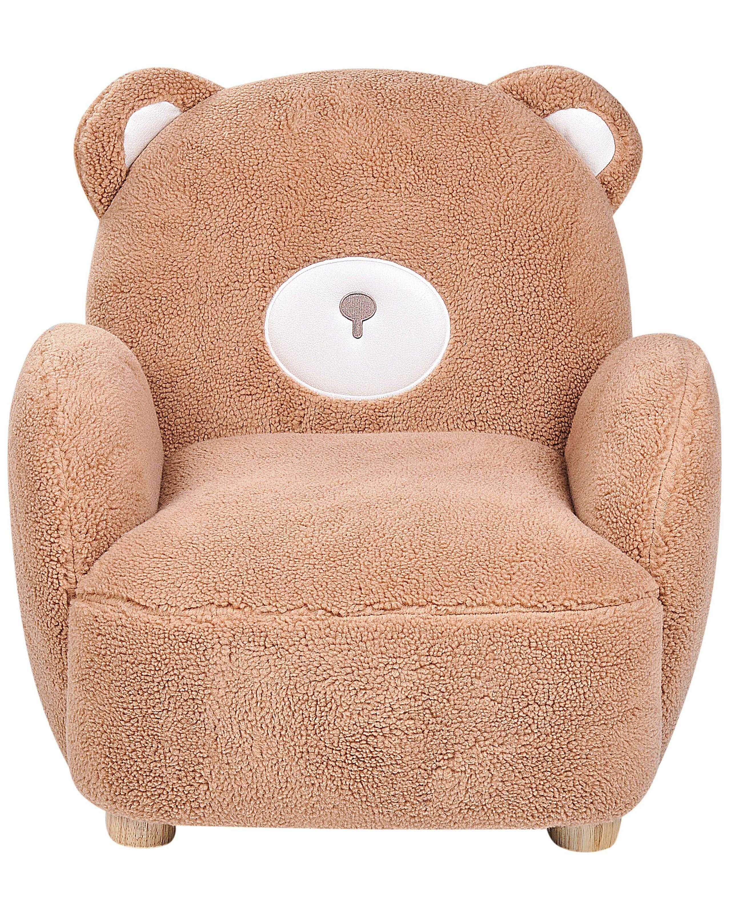 Beliani Chaise pour enfant en Bouclé Moderne BOO  