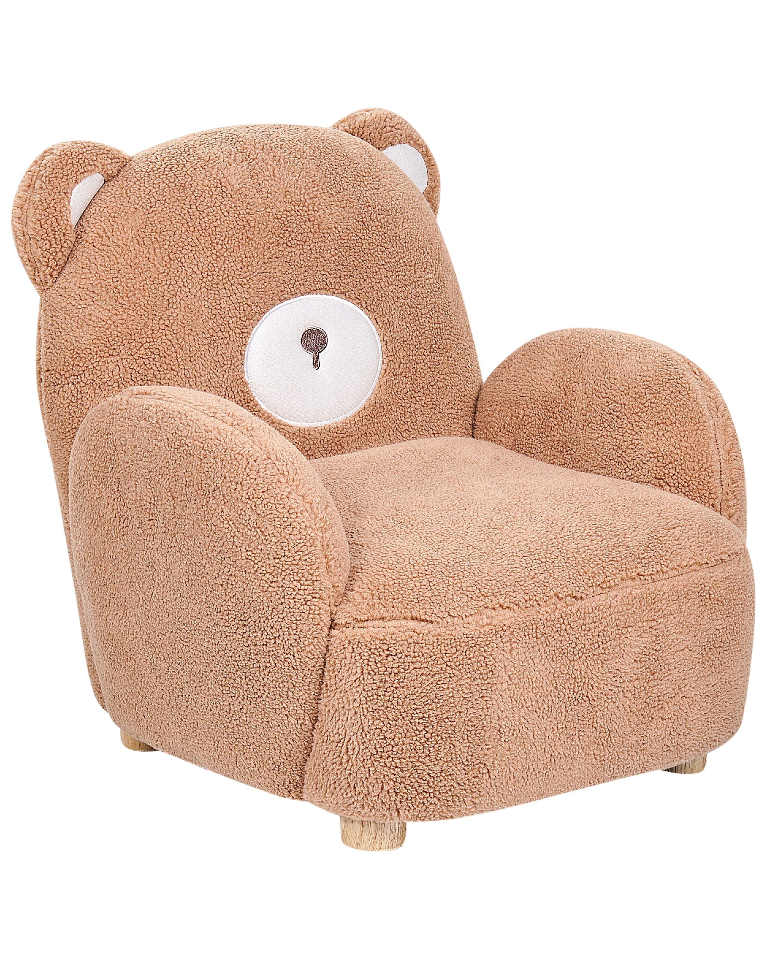 Beliani Chaise pour enfant en Bouclé Moderne BOO  