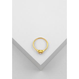 MUAU Schmuck  Ring Gelbgold 750 Zirkonia 