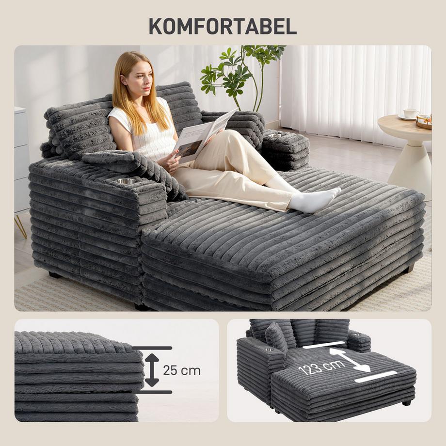 HOMCOM Schlafsofa  