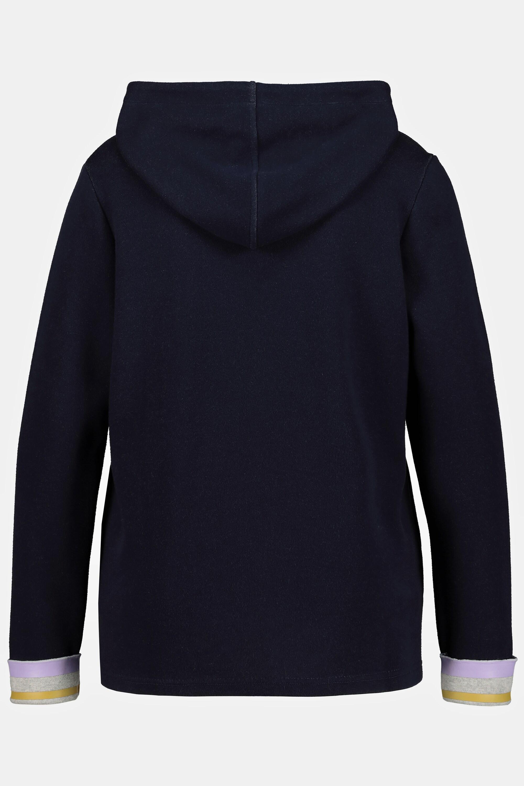 Ulla Popken  Sweat-shirt double-face, capuche, manches longues, hoodie 