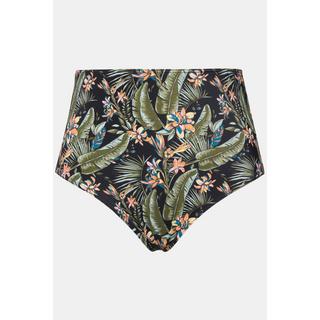 Studio Untold  Bas de bikini taille haute, avec imprimé tropical. Style panty 