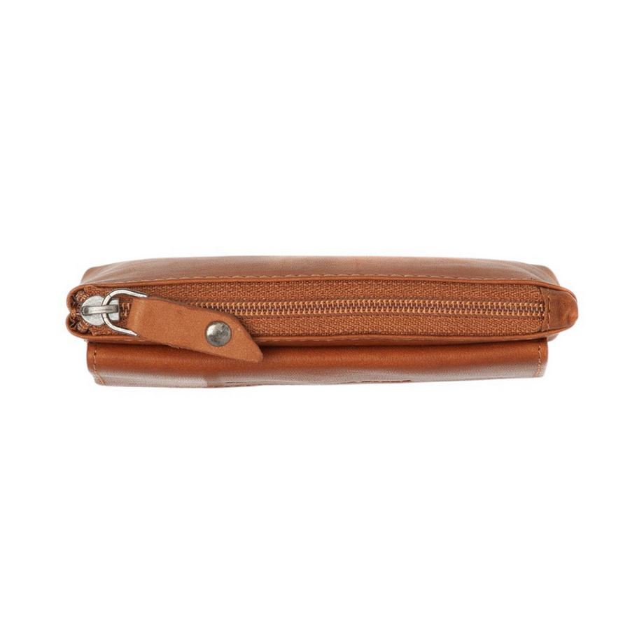 Chesterfield Violette Étui à Clés en Cuir Cognac  