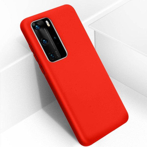 Avizar  Cover Huawei P40 Pro Soft Touch rosso 