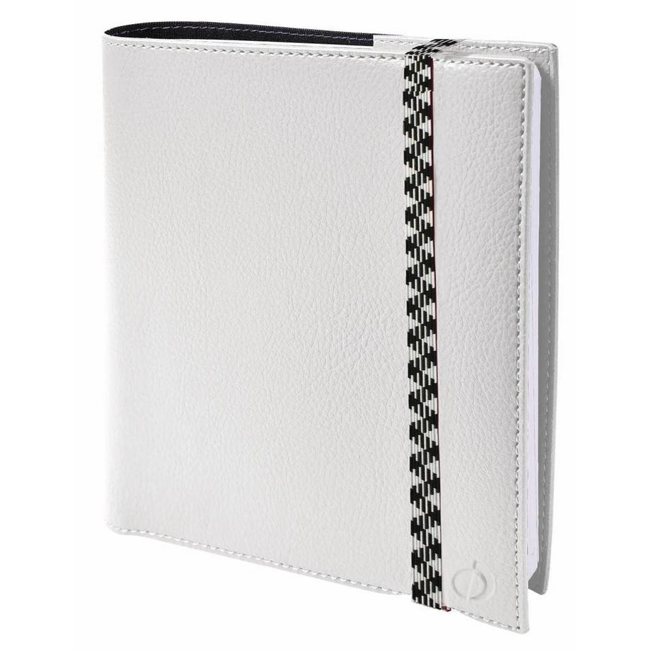 Quo Vadis - Agenda - Spiralé - 2025 - Time & Life Medium - Semainier Planning - Français - Noir - 13 mois de décembre à décembre - 16x16 cm - Papier Clairefontaine blanc - Fabrication française