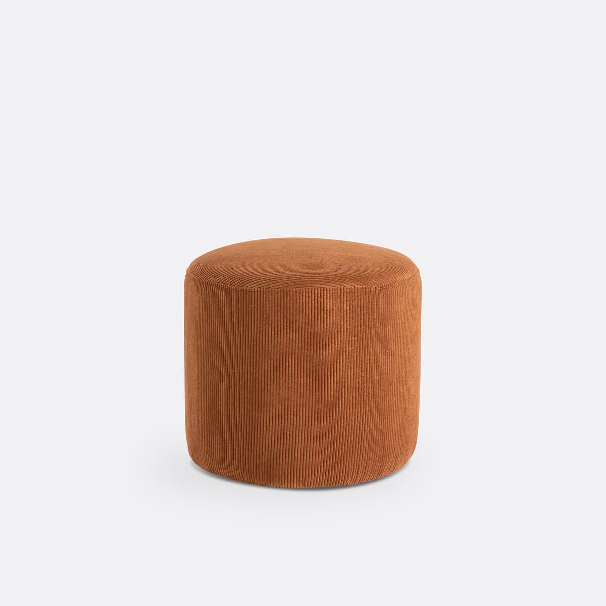 La Redoute Intérieurs Pouf velours côtelé  